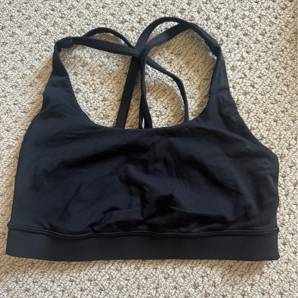 Lululemon black sports bra